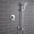Delphi Solo Chrome Manual Concealed Shower Set with Eco Slide Rail Kit | Thumbnail Image