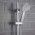 Delphi Solo Chrome Manual Concealed Shower Set with Eco Slide Rail Kit | Thumbnail Image