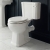 Delphi Stratford Traditional Extended Height Close Coupled Toilet (inc White MDF Seat) | Thumbnail Image