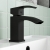 Delphi Swallow Matt Black Mono Basin Mixer Tap | Thumbnail Image