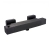 Delphi Swanley Thermostatic Square Bar Mixer Shower with Shower Kit - Black | Thumbnail Image