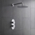 Delphi Theory Chrome Dual Concealed Shower Set with Large Drencher Head | Thumbnail Image