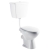 Delphi Trade Low Level Toilet with Side Inlet Push Button Cistern (inc Soft Close Seat)