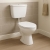 Delphi Trade Low Level Toilet with Side Inlet Push Button Cistern (inc Soft Close Seat)