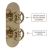 Delphi Turbine Brushed Brass Dual Concealed Shower Set with Handset and Bracket | Thumbnail Image