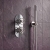 Delphi Turbine Chrome Dual Concealed Shower Set with Handset and Bracket | Thumbnail Image