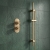Delphi Turbine Brushed Brass Dual Concealed Shower Set with Slide Rail Kit | Thumbnail Image