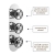 Delphi Turbine Chrome Triple Concealed Shower Set with Fixed Head and Handset | Thumbnail Image