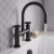 Delphi Turbine Matt Black Pillar Mounted Bath Filler Tap | Thumbnail Image