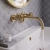 Delphi Turbine Brushed Brass 3-Hole Wall Mounted Basin/Bath Mixer Tap | Thumbnail Image