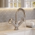 Delphi Turbine Chrome Mono Basin Mixer Tap (inc Press Top Waste) | Thumbnail Image