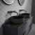 Delphi Turbine Matt Black 3-Hole Wall Mounted Basin/Bath Mixer Tap | Thumbnail Image