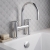 Delphi Turbine Chrome Pillar Mounted Bath Filler Tap | Thumbnail Image