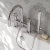 Delphi Turbine Chrome Pillar Mounted Bath Shower Mixer Tap (inc Kit) | Thumbnail Image