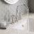 Delphi Turbine Chrome 3-Hole Deck Mounted Basin Mixer Tap (inc Pop-Up Waste) | Thumbnail Image