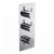 Delphi Twerton Thermostatic Triple Concealed Mixer Shower with Shower Kit + Fixed Shower Head - Chrome | Thumbnail Image