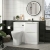 Delphi Vega Satin White 1100mm 2-Drawer Waterproof Bathroom Furniture Combination Unit | Thumbnail Image