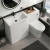 Delphi Vega Satin White 1300mm 2-Drawer Waterproof Bathroom Furniture Combination Unit | Thumbnail Image