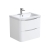 Delphi Vega Satin White 600mm 2-Drawer Wall Hung Waterproof Vanity Unit with Basin | Thumbnail Image