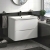 Delphi Vega Satin White 800mm 2-Drawer Wall Hung Waterproof Vanity Unit with Basin | Thumbnail Image