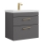 Delphi Versa 600mm 2-Drawer Wall Hung Vanity Unit