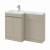 Delphi City 1000mm 2-Door L-Shaped Toilet and Basin Bathroom Furniture Combination Unit | Thumbnail Image