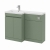 Delphi City 1000mm 2-Door L-Shaped Toilet and Basin Bathroom Furniture Combination Unit | Thumbnail Image