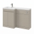 Delphi City 1100mm 2-Door L-Shaped Toilet and Basin Bathroom Furniture Combination Unit | Thumbnail Image