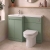 Delphi City 1100mm 2-Door L-Shaped Toilet and Basin Bathroom Furniture Combination Unit | Thumbnail Image