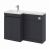 Delphi City 1100mm 2-Door L-Shaped Toilet and Basin Bathroom Furniture Combination Unit | Thumbnail Image