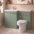 Delphi City 1200mm 2-Door L-Shaped Toilet and Basin Bathroom Furniture Combination Unit | Thumbnail Image