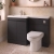 Delphi City 1200mm 2-Door L-Shaped Toilet and Basin Bathroom Furniture Combination Unit | Thumbnail Image