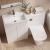 Delphi City 1200mm 2-Door L-Shaped Toilet and Basin Bathroom Furniture Combination Unit | Thumbnail Image