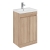 Delphi City 500mm 2-Door Floor Standing Vanity Unit (inc Basin) | Thumbnail Image