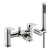Delphi Whitby Bath Shower Mixer Tap with Shower Kit Pillar Mounted - Chrome