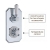 Delphi Windsor Chrome Dual Concealed Shower Set with Large Drencher Head and Slide Rail Kit | Thumbnail Image