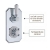 Delphi Windsor Chrome Dual Concealed Shower Set with Fixed Head | Thumbnail Image