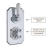 Delphi Windsor Chrome Dual Concealed Shower Set with Large Drencher Head and Handset | Thumbnail Image