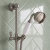 Delphi Windsor Brushed Pewter Dual Concealed Shower Set with Slide Rail Kit | Thumbnail Image