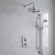 Delphi Windsor Chrome Dual Concealed Shower Set with Fixed Head and Slide Rail Kit | Thumbnail Image