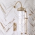 Delphi Windsor Brushed Brass Triple Concealed Shower Set with Large Drencher Head and Slide Rail Kit | Thumbnail Image