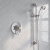 Delphi Windsor Chrome Dual Concentric Concealed Shower Set with Slide Rail Kit | Thumbnail Image