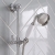 Delphi Belgravia Chrome Triple Concealed Shower Set with Large Drencher Head and Slide Rail Kit | Thumbnail Image