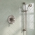 Delphi Windsor Brushed Pewter Dual Concentric Concealed Shower Set with Slide Rail Kit | Thumbnail Image