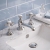 Delphi Windsor Crosshead Chrome 3-Hole Basin Mixer Tap (inc Pop-Up Waste) | Thumbnail Image