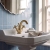 Delphi Windsor Crosshead Brushed Brass Mono Basin Mixer Tap (inc Pop-Up Waste) | Thumbnail Image