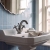 Delphi Windsor Crosshead Brushed Pewter Mono Basin Mixer Tap (inc Pop-Up Waste) | Thumbnail Image