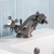 Delphi Windsor Crosshead Brushed Pewter Bidet Mixer Tap (inc Waste) | Thumbnail Image