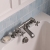 Delphi Windsor Crosshead Brushed Pewter Bath Filler Tap Pillar Mounted | Thumbnail Image