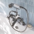 Delphi Windsor Crosshead Brushed Pewter Bath Shower Mixer Tap (inc Kit) | Thumbnail Image
